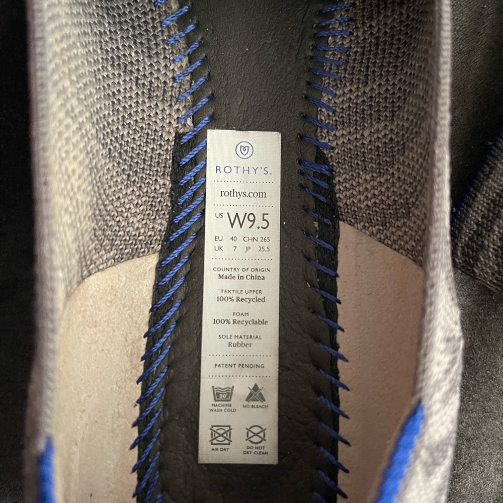 Rothy’s Retired Zebra Print Size 9.5 - image 3